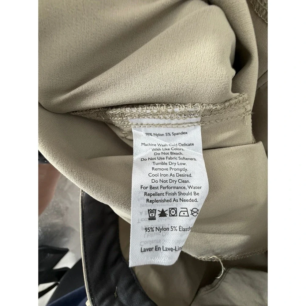 Eddie Bauer Men's First Mr Rainier Hiking Pants Tan UPF 50+Men's Size 40X30 NEW